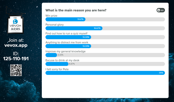 Live poll present view