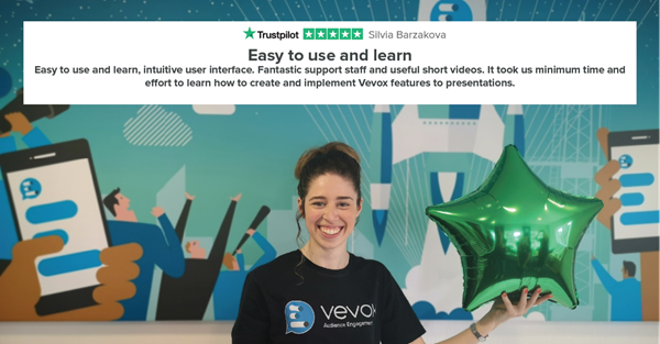 Trustpilot review of Vevox