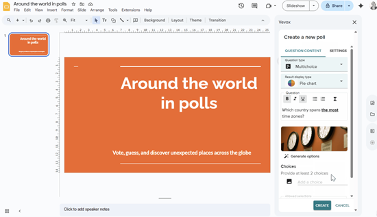 Google Slides Polling