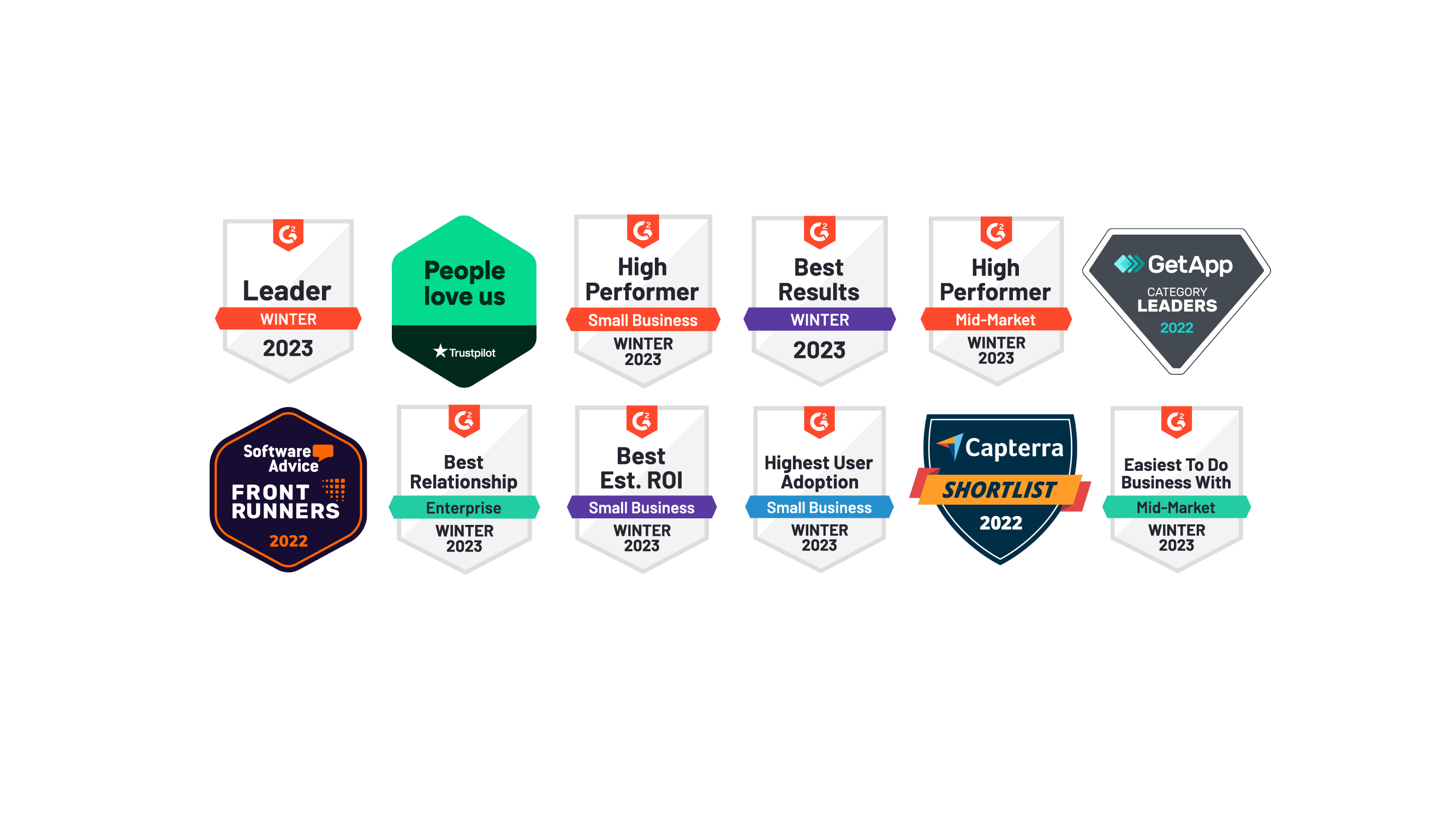 Vevox Review Badges