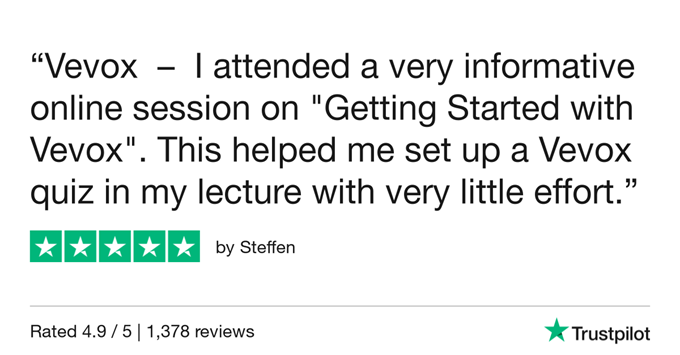 webinar review on Vevox