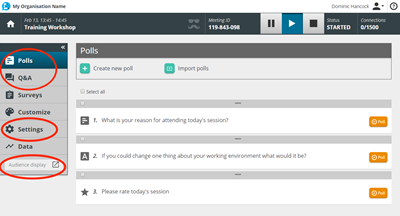 New features in dashboard display