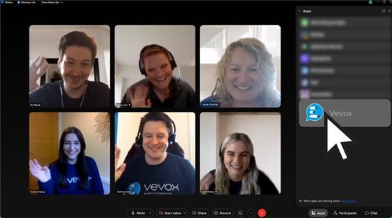 Vevox in Webex