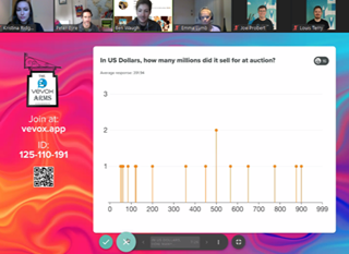 Live numerical poll with Vevox Quizzing