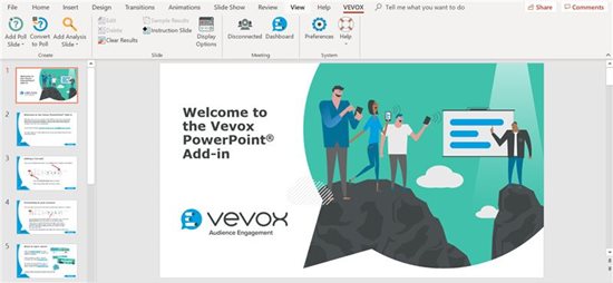 PowerPoint polling Vevox