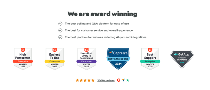 Review badges