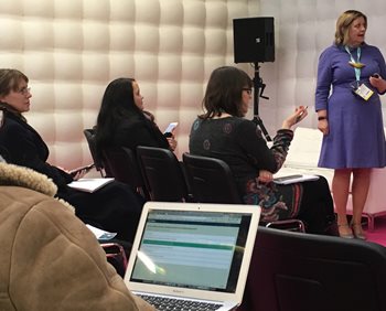 Vevox being used in comms training workshop
